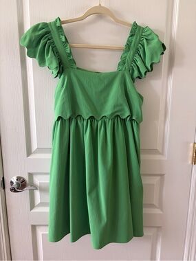 Entro Ruffle Sleeve Dress